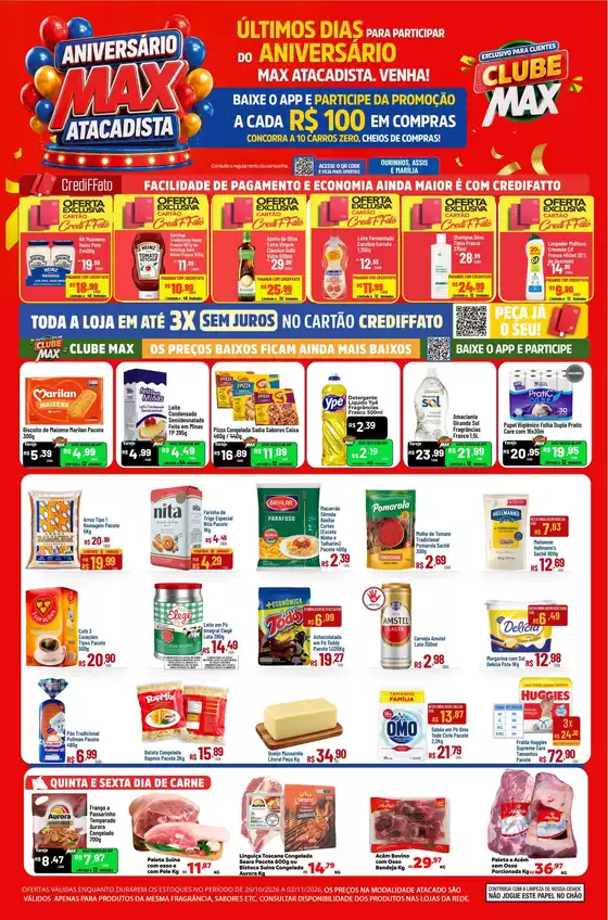 Catálogo Max Atacadista | Melhores ofertas para todos os caçadores de pechinchas | 2026-10-26T00:00:00.000Z - 2026-11-02T00:00:00.000Z