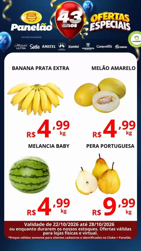 Catálogo Panelão Supermercados | OFERTAS ESPECIAIS | 2026-10-28T00:00:00.000Z - 2026-10-28T00:00:00.000Z