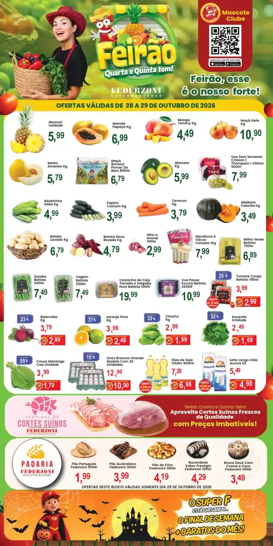 Catálogo Federzoni Supermercados | FEIRÃO | 2026-10-28T00:00:00.000Z - 2026-10-29T00:00:00.000Z