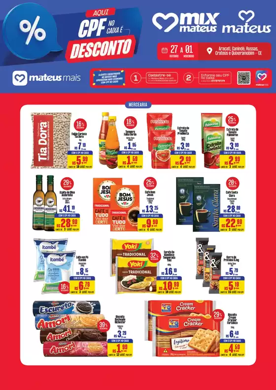 Catálogo Supermercados Mateus | App Mateus Mais | 2026-10-26T00:00:00.000Z - 2026-11-01T00:00:00.000Z