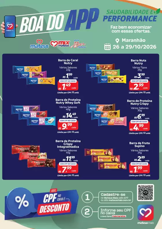 Catálogo Supermercados Mateus | Boa do App | 2026-10-25T00:00:00.000Z - 2026-10-29T00:00:00.000Z