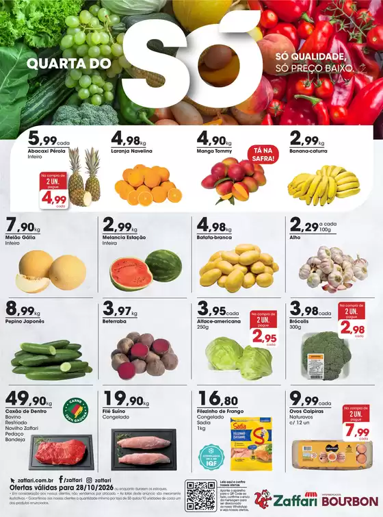 Catálogo Zaffari | Ofertas Quarta do Só | 2026-10-28T00:00:00.000Z - 2026-11-11T00:00:00.000Z