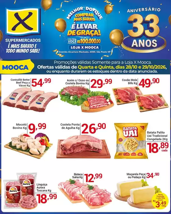 Catálogo X Supermercados | Pechinchas e ofertas atuais | 2026-10-28T00:00:00.000Z - 2026-10-29T00:00:00.000Z