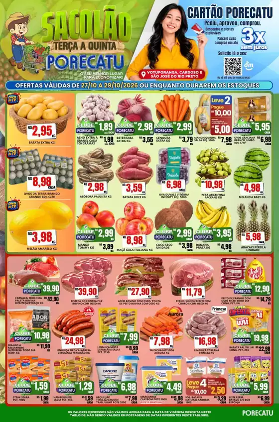 Catálogo Supermercado Porecatu | Encarte Supermercado Porecatu | 2026-10-27T00:00:00.000Z - 2026-10-29T00:00:00.000Z