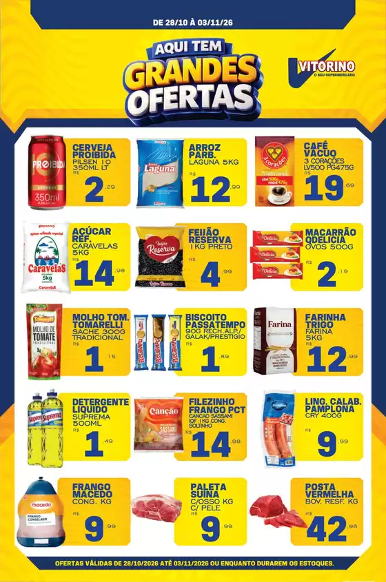 Catálogo Supermercado Vitorino | Encarte Supermercado Vitorino | 2026-10-28T00:00:00.000Z - 2026-11-03T00:00:00.000Z