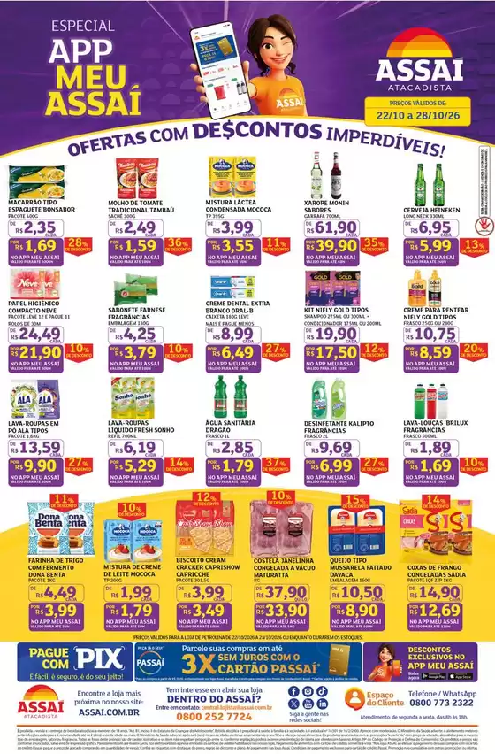 Catálogo Assaí Atacadista | Encarte Assaí Atacadista 174244-574 | 2026-10-22T00:00:00.000Z - 2026-10-28T00:00:00.000Z