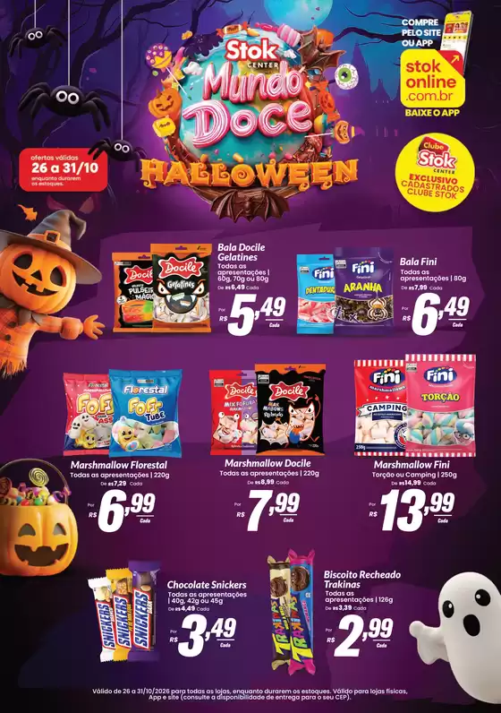 Catálogo Stok Center | Mundo doce Halloween | 2026-10-26T00:00:00.000Z - 2026-10-31T00:00:00.000Z