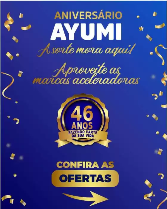 Catálogo Ayumi Supermercados | Melhores ofertas e descontos | 2026-10-28T00:00:00.000Z - 2026-11-11T00:00:00.000Z