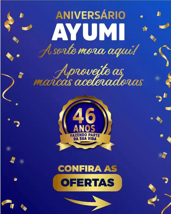 Catálogo Ayumi Supermercados | Descubra ofertas atraentes | 2026-10-28T00:00:00.000Z - 2026-11-11T00:00:00.000Z