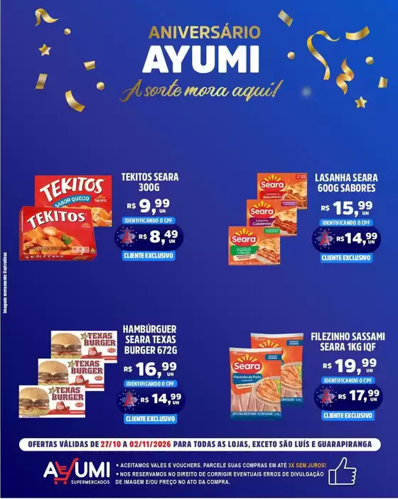 Catálogo Ayumi Supermercados | Novas ofertas para descobrir | 2026-10-27T00:00:00.000Z - 2026-11-02T00:00:00.000Z