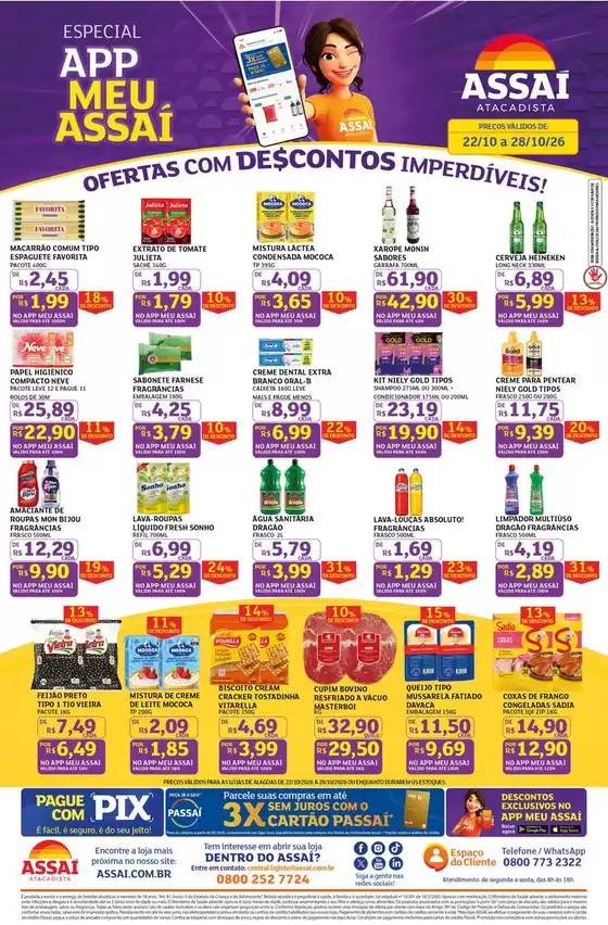 Catálogo Assaí Atacadista em Maceió | Encarte Assaí Atacadista 174248-573 | 2026-10-28T00:00:00.000Z - 2026-10-28T00:00:00.000Z