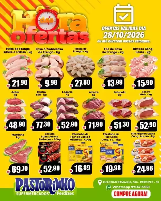 Catálogo Supermercado Pastorinho em Nilópolis | Melhores ofertas e descontos | 2026-10-28T00:00:00.000Z - 2026-11-11T00:00:00.000Z