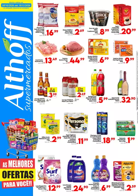 Catálogo Althoff Supermercados em Nilópolis | Encarte de Ofertas | 2026-10-28T00:00:00.000Z - 2026-11-10T00:00:00.000Z