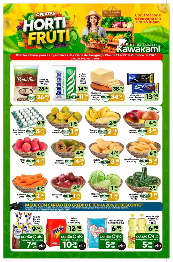 Catálogo Supermercados Kawakami | Ofertas - Paraguaçu Paulista | 2026-10-27T00:00:00.000Z - 2026-10-29T00:00:00.000Z