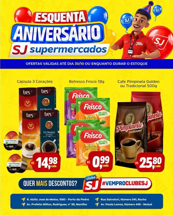 Catálogo Sj Supermercados | Encarte Sj Supermercados | 2026-10-28T00:00:00.000Z - 2026-10-30T00:00:00.000Z