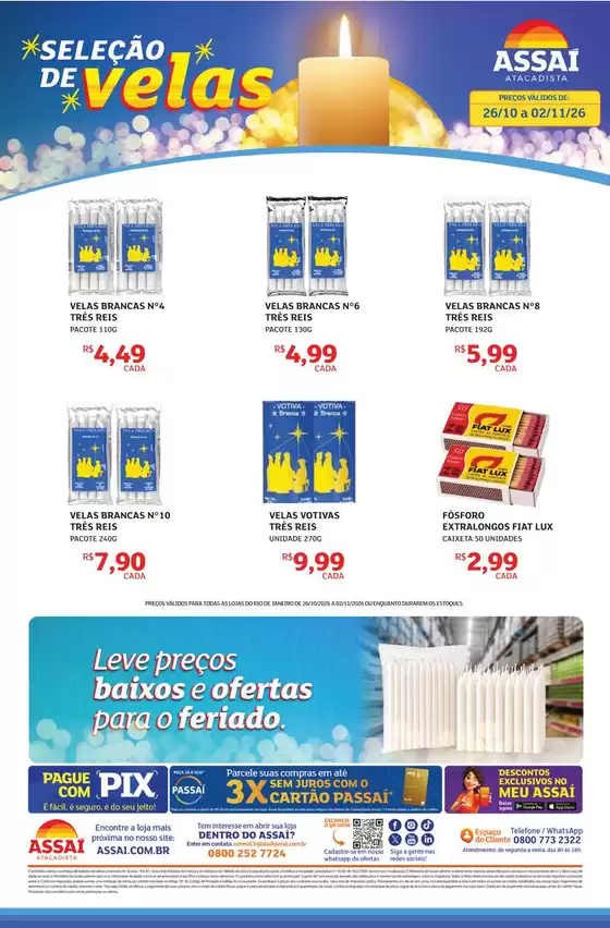 Catálogo Assaí Atacadista em Nilópolis | Encarte Assaí Atacadista 174453-538 | 2026-10-28T00:00:00.000Z - 2026-11-02T00:00:00.000Z
