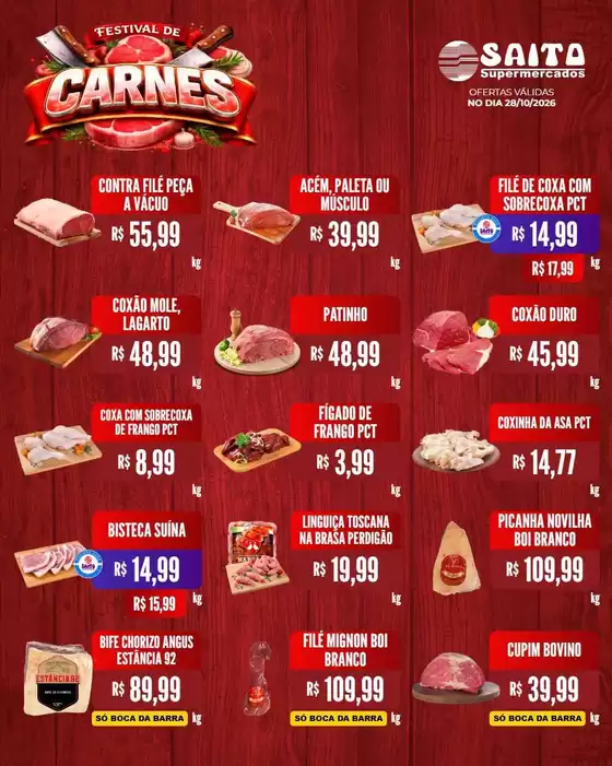 Catálogo Saito Supermercados | Pechinchas e ofertas atuais | 2026-10-28T00:00:00.000Z - 2026-11-11T00:00:00.000Z