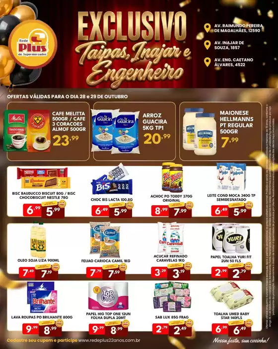 Catálogo Rede Plus Supermercados | Ofertas especiais para você | 2026-10-28T00:00:00.000Z - 2026-10-29T00:00:00.000Z