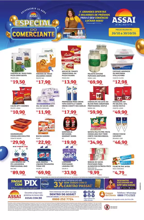 Catálogo Assaí Atacadista em Bom Repouso | Encarte Assaí Atacadista 174512-590 | 2026-10-26T00:00:00.000Z - 2026-10-30T00:00:00.000Z