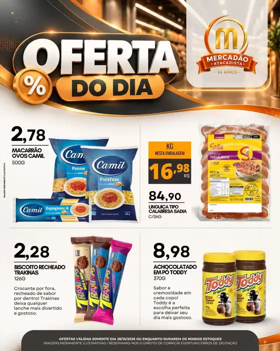 Catálogo Mercadão Atacadista | Encarte Mercadao Atacadista | 2026-10-28T00:00:00.000Z - 2026-11-11T00:00:00.000Z