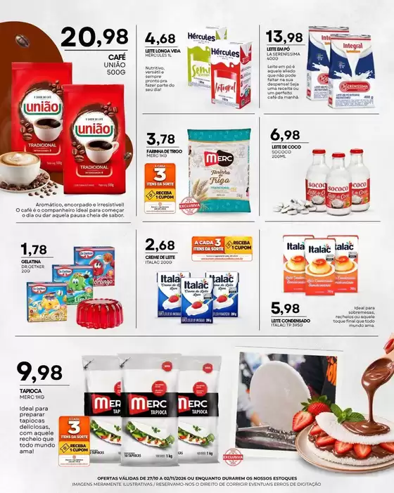 Catálogo Mercadão Atacadista | Ofertas especiais atraentes para todos | 2026-10-27T00:00:00.000Z - 2026-11-02T00:00:00.000Z