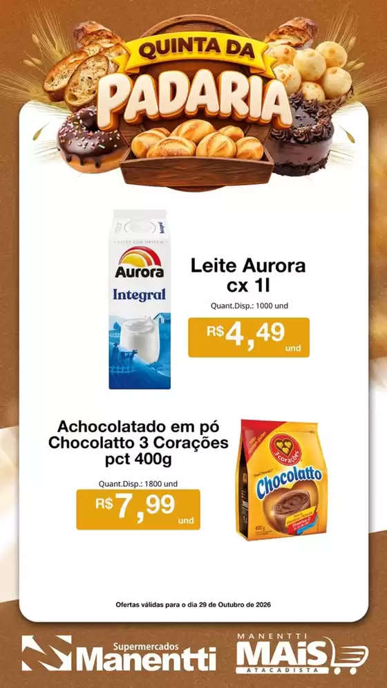 Catálogo Supermercados Manentti | QUINTA DA PADARIA | 2026-10-29T00:00:00.000Z - 2026-10-29T00:00:00.000Z
