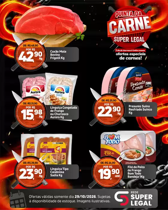 Catálogo Rede Super Legal de Supermercados | QUINTA DA CARNE | 2026-10-29T00:00:00.000Z - 2026-10-29T00:00:00.000Z
