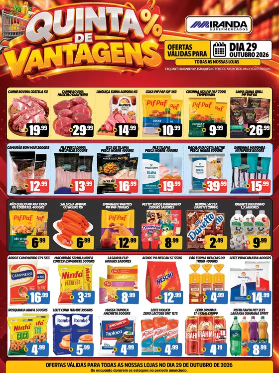 Catálogo Miranda Supermercados | QUINTA DE VANTAGENS | 2026-10-29T00:00:00.000Z - 2026-10-29T00:00:00.000Z