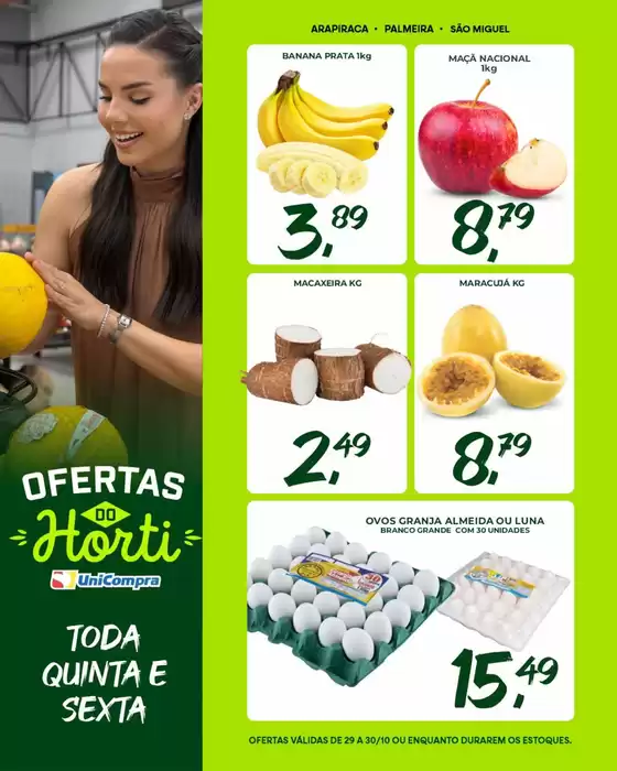 Catálogo Unicompra | Ofertas do HORTI FRUTI | 2026-10-29T00:00:00.000Z - 2026-10-30T00:00:00.000Z