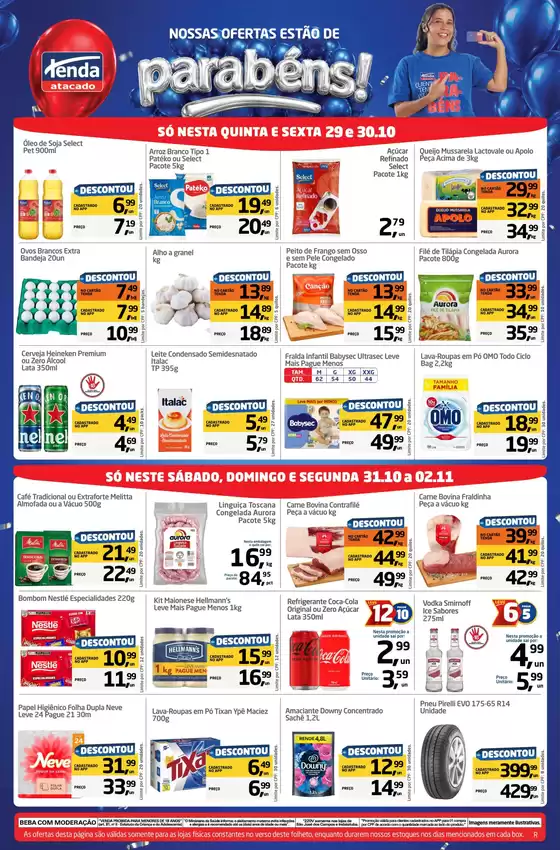 Catálogo Tenda Atacado | NOSSAS OFERTAS ESTÃO DE Parabens | 2026-10-29T00:00:00.000Z - 2026-11-03T00:00:00.000Z