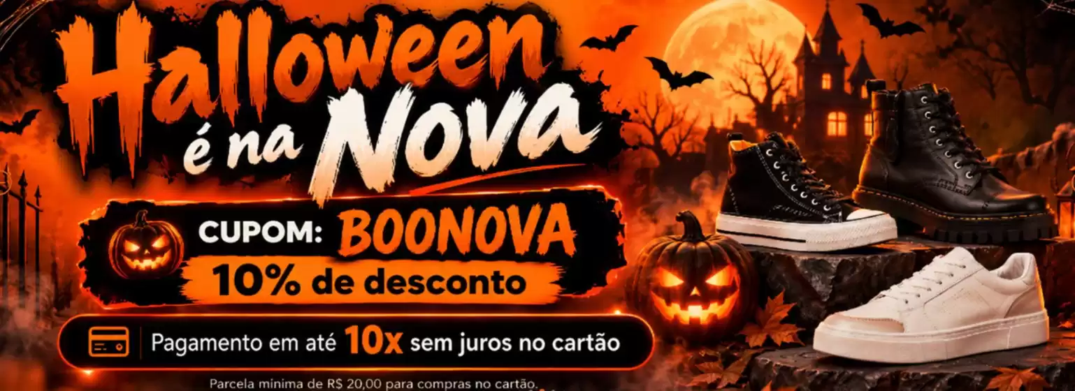 Catálogo Sapataria Nova | Especial Halloween | 2026-10-29T00:00:00.000Z - 2026-10-31T00:00:00.000Z