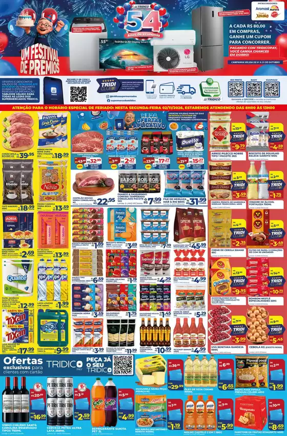 Catálogo Supermercados Tridico | Anos de economia | 2026-10-29T00:00:00.000Z - 2026-11-01T00:00:00.000Z