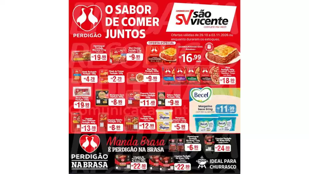 Catálogo Supermercados São Vicente | Encarte Supermercados São Vicente | 2026-10-29T00:00:00.000Z - 2026-11-03T00:00:00.000Z