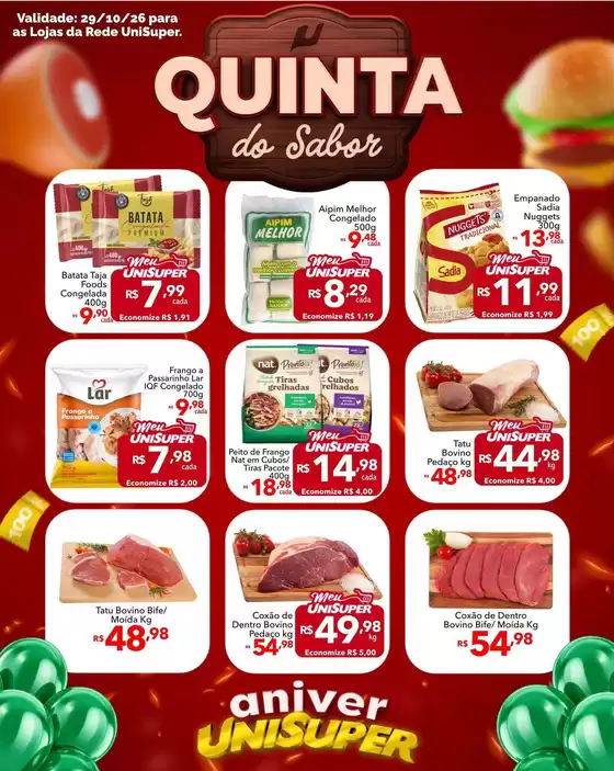 Catálogo UniSuper | Pechinchas e ofertas atuais | 2026-10-29T00:00:00.000Z - 2026-11-12T00:00:00.000Z