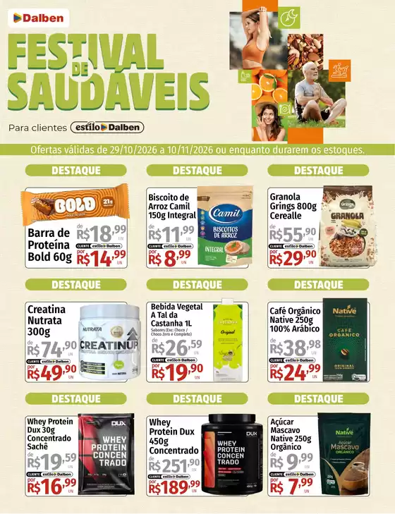 Catálogo Supermercado Dalben | Festival de Saudaveis | 2026-10-29T00:00:00.000Z - 2026-11-10T00:00:00.000Z