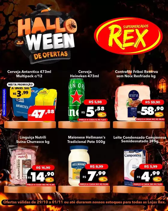 Catálogo Supermercados Rex | Promoções especiais em andamento | 2026-10-29T00:00:00.000Z - 2026-11-01T00:00:00.000Z