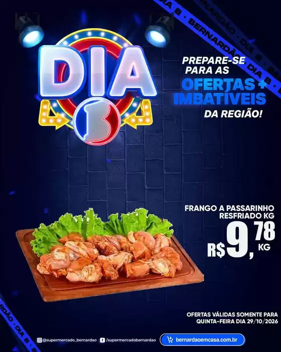 Catálogo Supermercado Bernardão | Ofertas para caçadores de pechinchas | 2026-10-29T00:00:00.000Z - 2026-11-12T00:00:00.000Z
