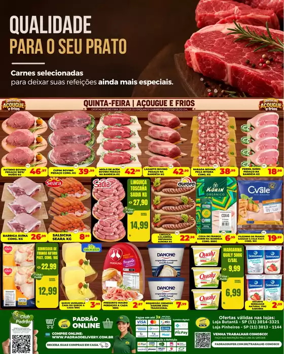 Catálogo Supermercado Padrão | Descubra ofertas atraentes | 2026-10-29T00:00:00.000Z - 2026-11-12T00:00:00.000Z