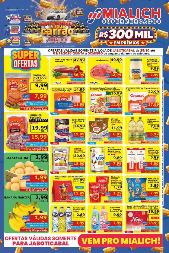 Catálogo Mialich Supermercados | Ofertas especiais para você | 2026-10-29T00:00:00.000Z - 2026-11-01T00:00:00.000Z