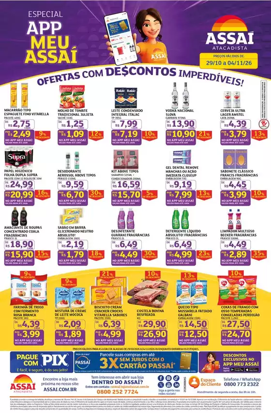 Catálogo Assaí Atacadista | Encarte Assaí Atacadista 174635-573 | 2026-10-29T00:00:00.000Z - 2026-11-04T00:00:00.000Z