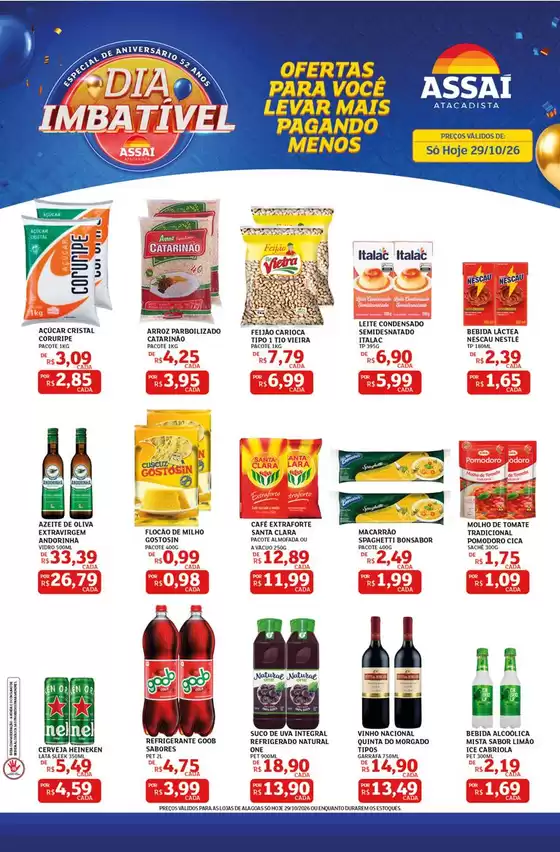 Catálogo Assaí Atacadista | Encarte Assaí Atacadista 174636-573 | 2026-10-29T00:00:00.000Z - 2026-10-29T00:00:00.000Z