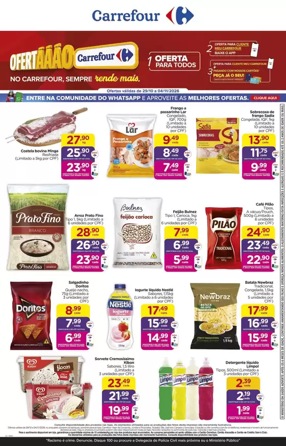 Catálogo Carrefour em Piedade | LÂMINA SEMANAL | 2026-10-29T00:00:00.000Z - 2026-11-04T00:00:00.000Z