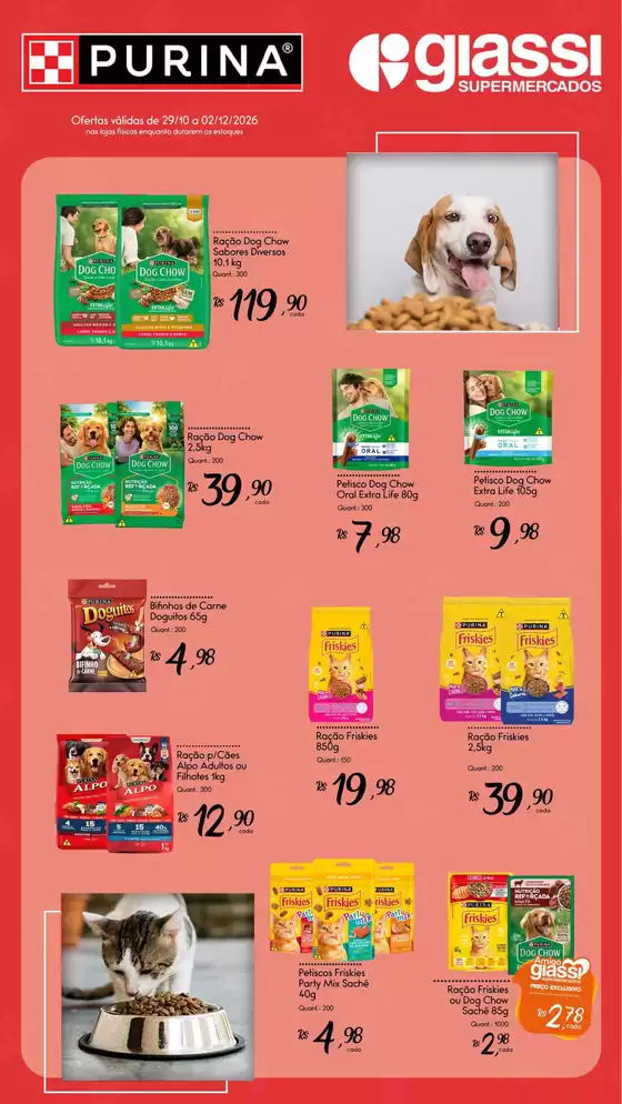 Catálogo Giassi Supermercados | Grandes descontos em produtos selecionados | 2026-10-29T00:00:00.000Z - 2026-12-02T00:00:00.000Z
