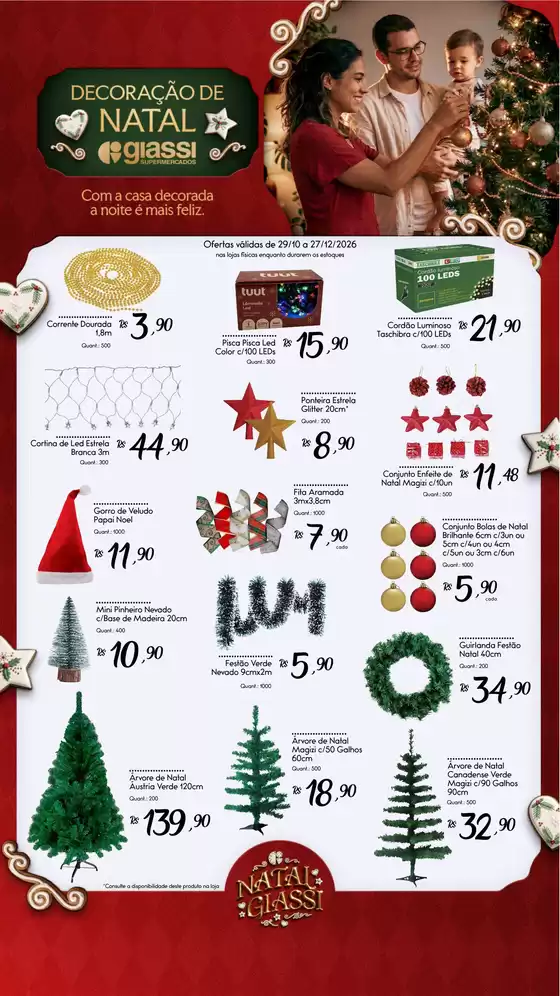 Catálogo Giassi Supermercados | Promoções especiais em andamento | 2026-10-29T00:00:00.000Z - 2026-12-27T00:00:00.000Z