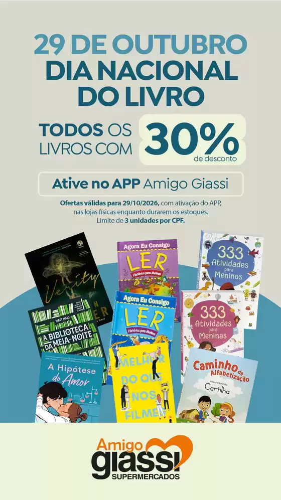 Catálogo Giassi Supermercados | Ofertas exclusivas | 2026-10-29T00:00:00.000Z - 2026-11-12T00:00:00.000Z