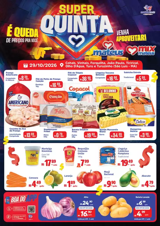 Catálogo Supermercados Mateus | Super Quinta | 2026-10-29T00:00:00.000Z - 2026-10-29T00:00:00.000Z