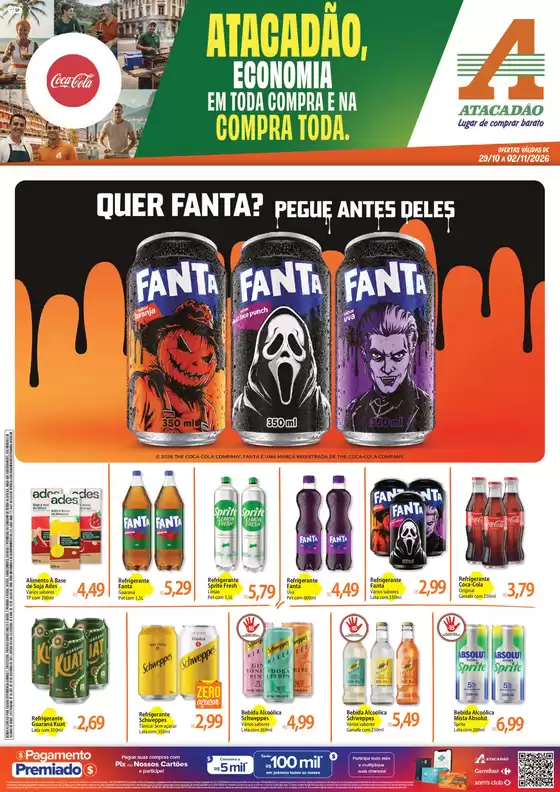 Catálogo Atacadão em Jardinópolis | Atacadão - Bebidas | 2026-10-29T00:00:00.000Z - 2026-11-02T00:00:00.000Z
