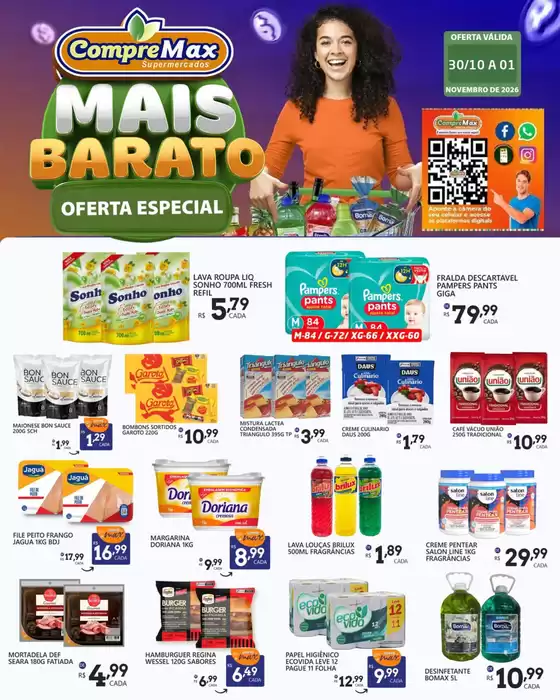 Catálogo CompreMax | MAIS BARATO | 2026-10-30T00:00:00.000Z - 2026-11-01T00:00:00.000Z