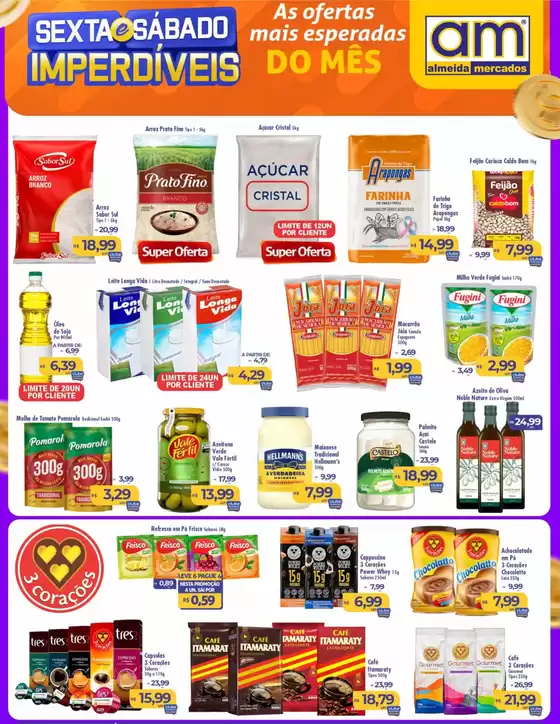 Catálogo Almeida Mercados | SEXTA SÁBADO IMPERDÍVEIS | 2026-10-30T00:00:00.000Z - 2026-10-31T00:00:00.000Z