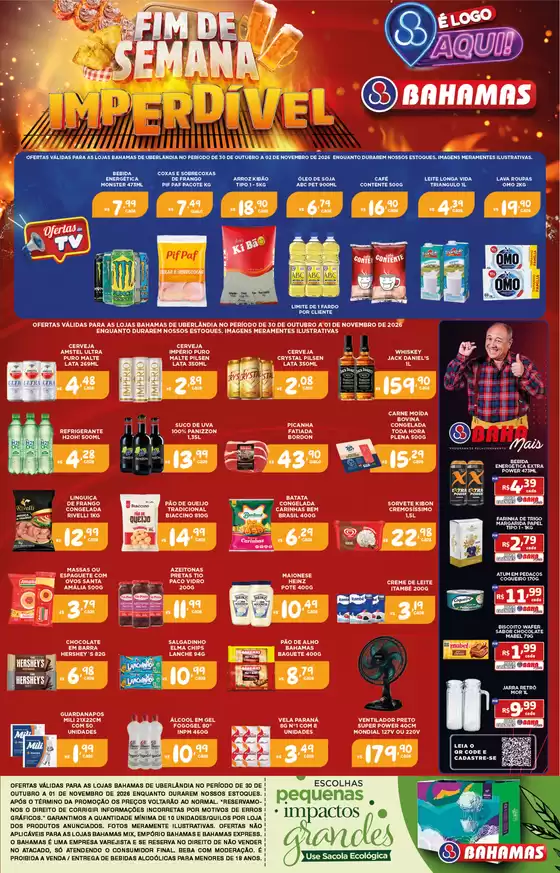Catálogo Bahamas Supermercados | Fim de Semana Imperdível | 2026-10-30T00:00:00.000Z - 2026-11-01T00:00:00.000Z